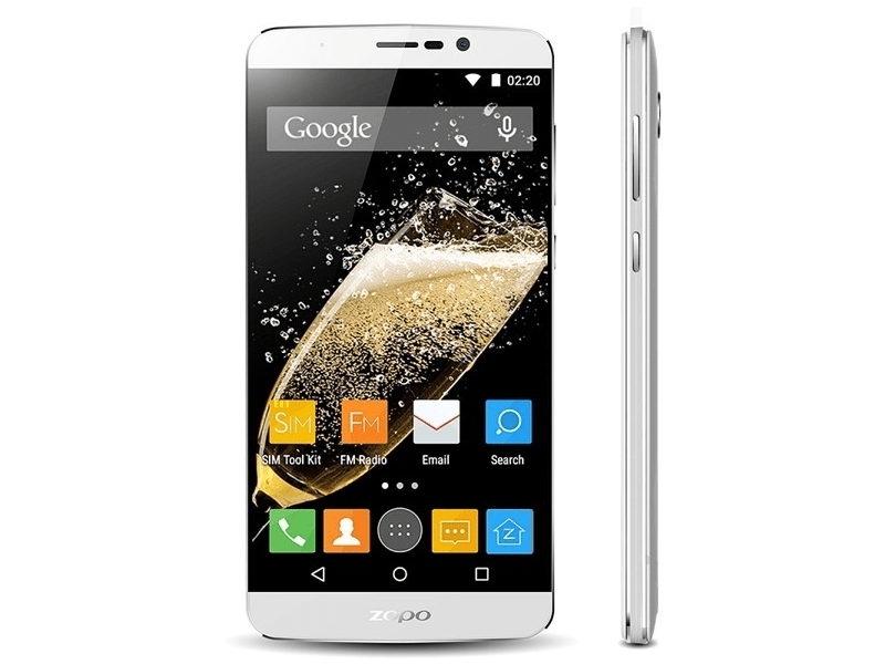 Zopo 951 Dual SIM 16 GB Kártyafüggetlen Mobiltelefon, Fehér