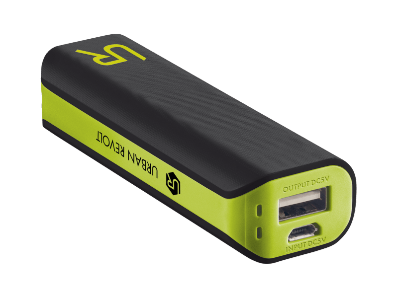Trust 20068 PowerBank 2200 mAh, Fekete-Zöld
