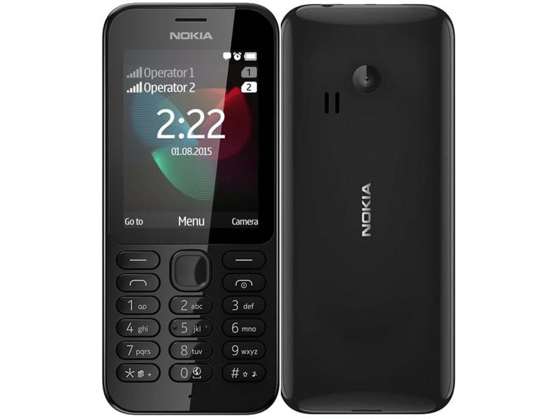 Nokia 222 Dual SIM Kártyafüggetlen Mobiltelefon, Fehér