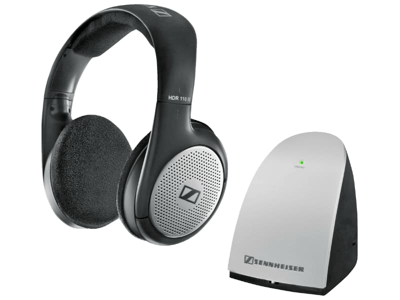 Sennheiser RS 110-8 II Vezeték nélküli Fejhallgató, Fekete