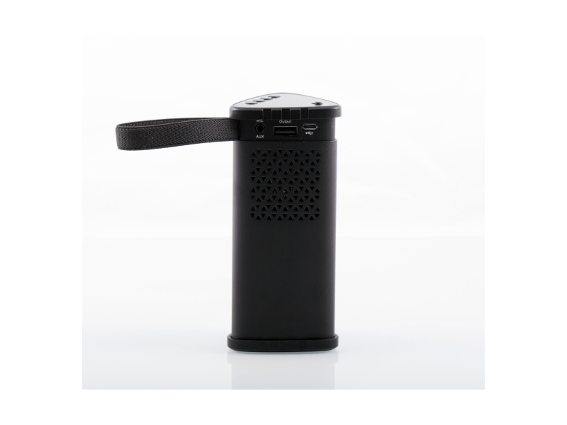 Alcor Tower Bluetooth Hangszóró Vésztöltő funkcióval, Fekete