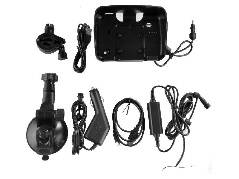 CNS Globe Moto Black/Grey GPS Navigáció (Szoftver nélkül)