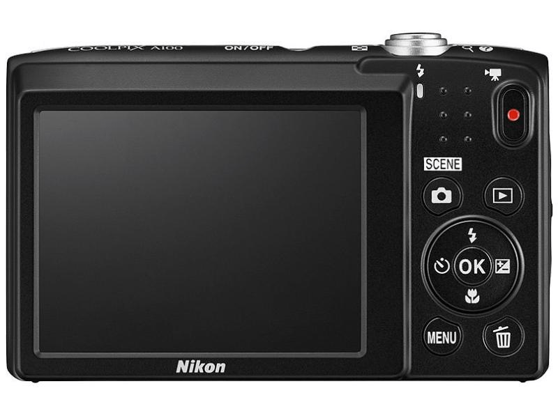 Nikon Coolpix A100 20 MPx Fényképezőgép, Fekete