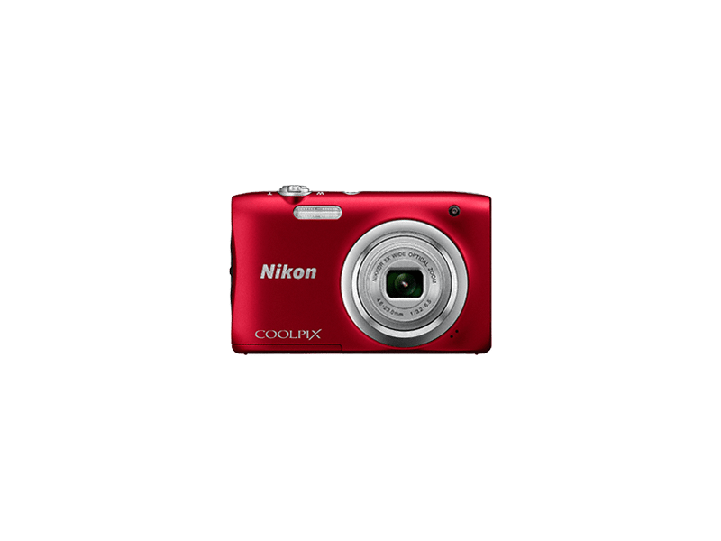 Nikon Coolpix A100 20 MPx Fényképezőgép, Vörös