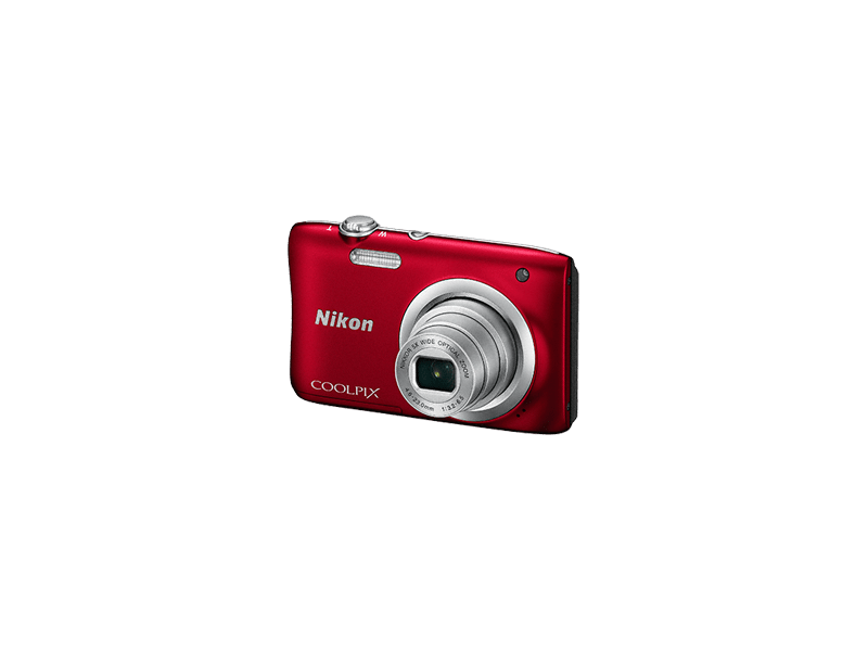 Nikon Coolpix A100 20 MPx Fényképezőgép, Vörös