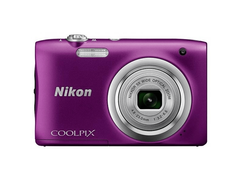 Nikon Coolpix A100 20 MPx Fényképezőgép, Lila Lineart