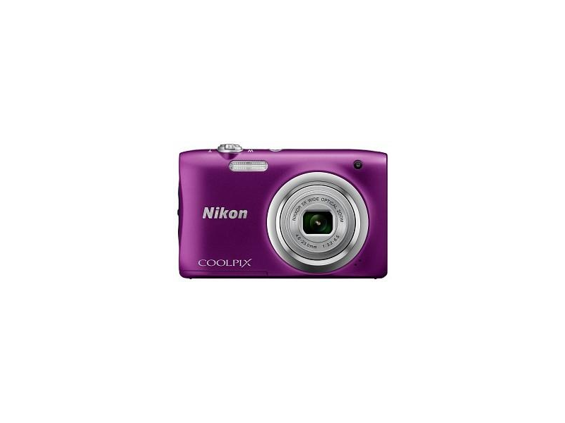 Nikon Coolpix A100 20 MPx Fényképezőgép, Lila Lineart