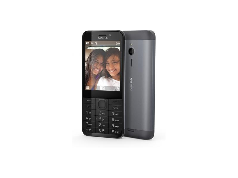 Nokia 230 Dual SIM Kártyafüggetlen Mobiltelefon, Sötét Szürke