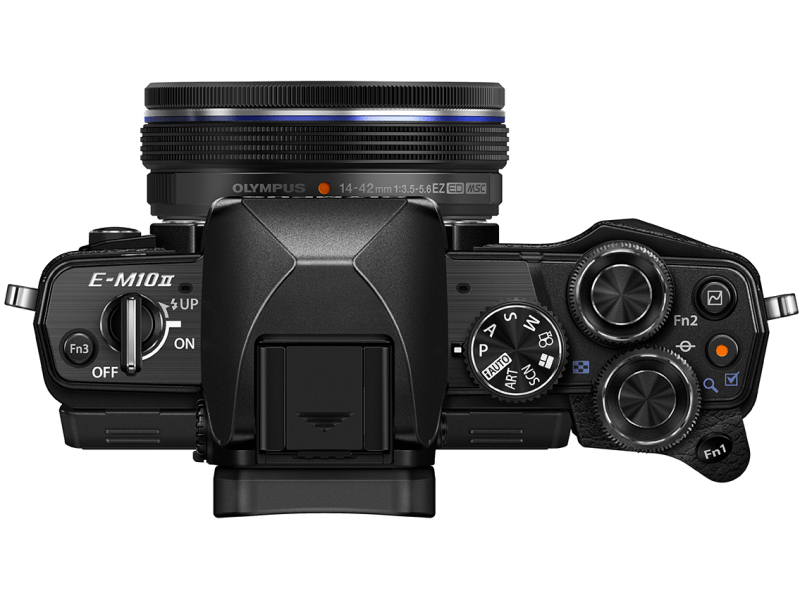 Olympus E-M10 Mark II Fényképezőgép KIT (+ 14‑42mm 1:3.5‑5.6 II R) Fekete