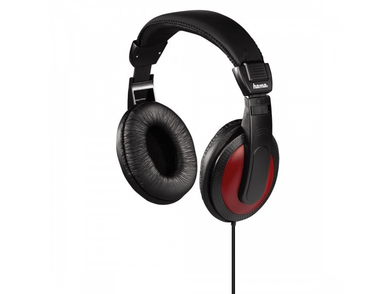 Hama 135618 HK-5618 Sztereó Fejhallgató, Vörös