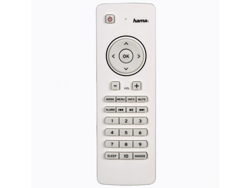 HAMA 54824: Internet rádió / Digitális rádió DAB+/FM DIR3110 fehér