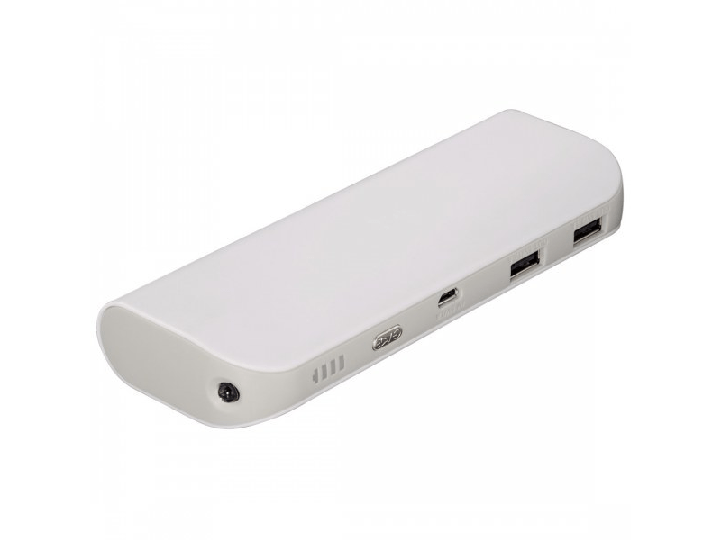 Hama 137409 PowerBank 10400 mAh, Szürke-Fehér