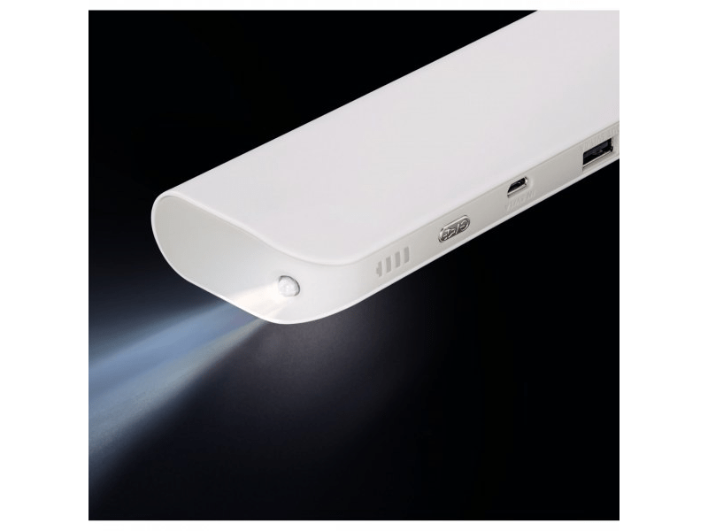Hama 137409 PowerBank 10400 mAh, Szürke-Fehér