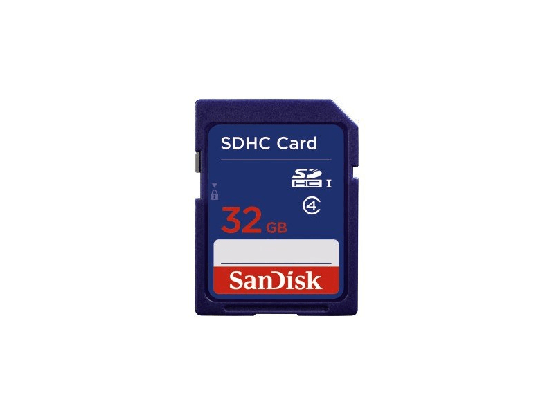 SANDISK SDHC KÁRTYA 32GB, CLASS 4