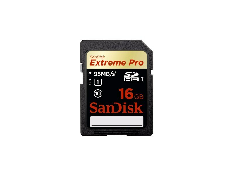 SanDisk SDHC Extreme Pro kártya 16 GB, 95 MB/sec. UHS-1