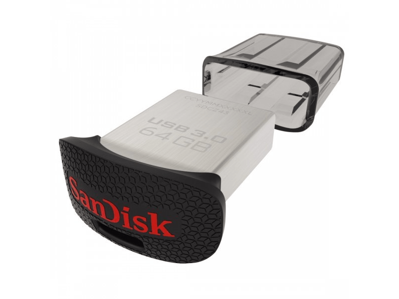SanDisk Cruzer Fit Ultra 3.0 64 GB, 130 MB/sec.