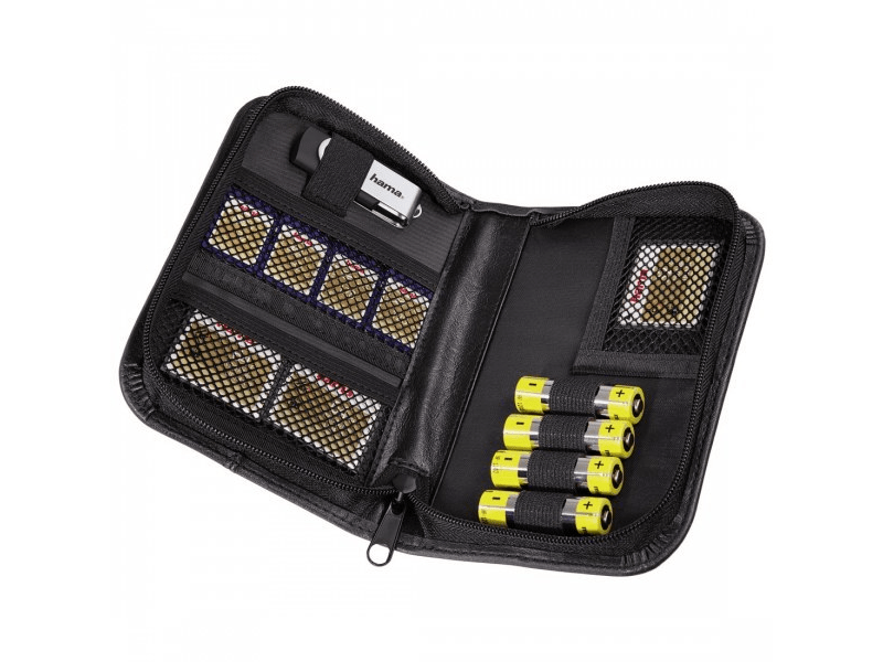 HAMA 47153: Memóriakártya tok, univerzális, fekete