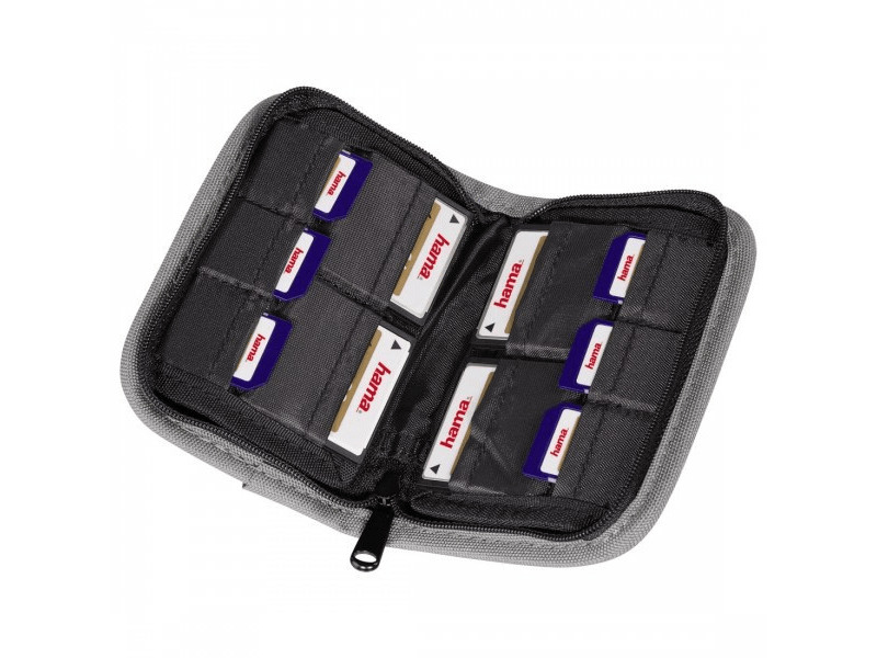 HAMA 49916: Memóriakártya tok Mini fekete/szürke