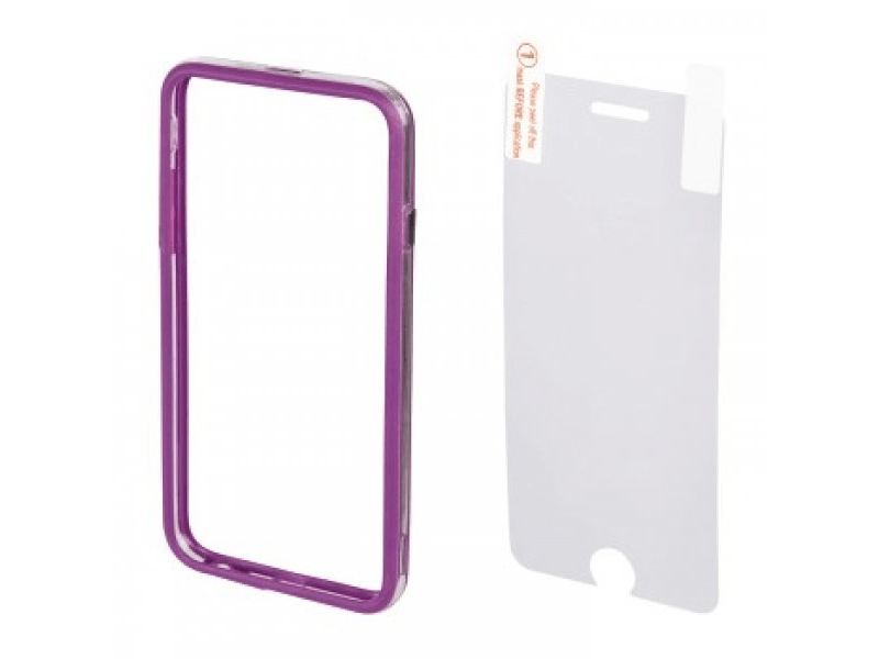 Hama 135036: Apple iPhone 6 Hátlap, Lila + Védőfólia