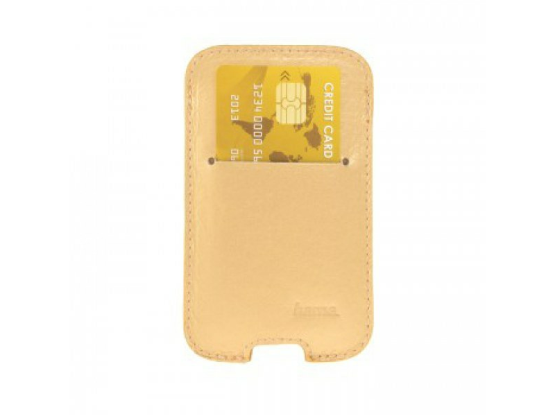 Hama 154142: Univerzális telefontok Credit Card XL, Arany