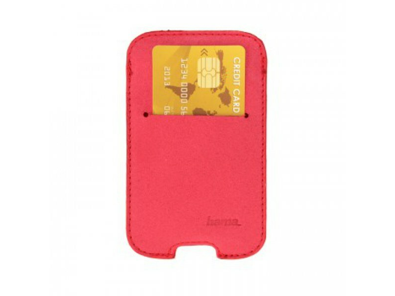 Hama 154146: Univerzális telefontok Credit Card XL, Piros