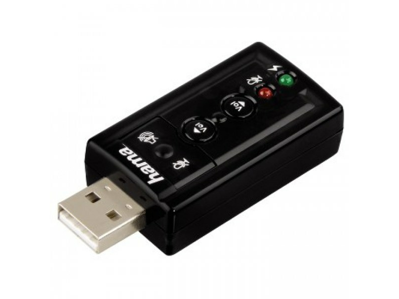 HAMA 51620: USB külső hangkártya 7.1 Surround