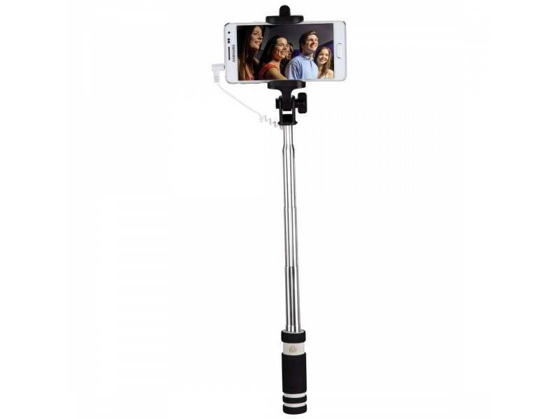 Hama 139660: Monopod Selfie bot Vezetékes kioldóval,Fekete