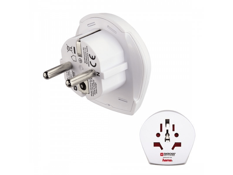 Hama 128210: Utazóadapter World-EU