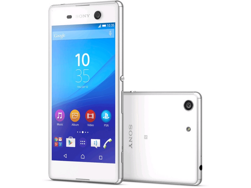 Sony Xperia M5 16 GB Kártyafüggetlen Mobiltelefon, Fehér