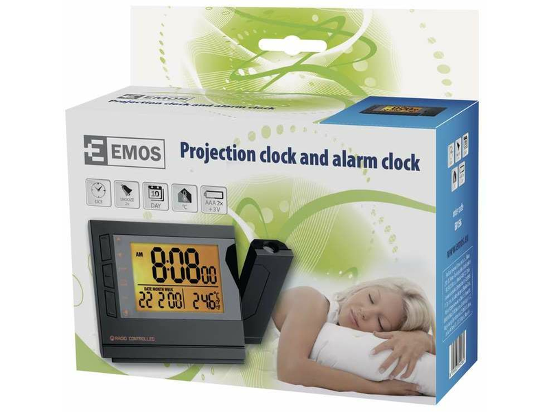 EMOS E0156 Digitális ébresztő óra