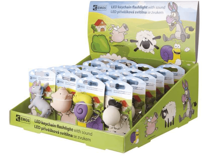 EMOS LED kulcstartó lámpa állatfigurás P3877