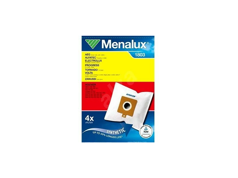 MENALUX 1803S Porzsák+microfilter+motorfilter