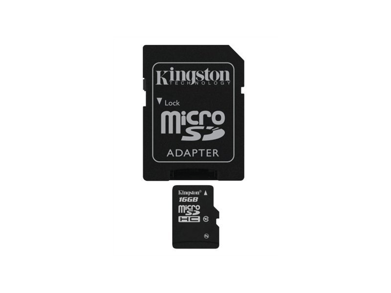 Kingston microSDHC 16GB Class 10 UHS-I SDC10G2/16GB