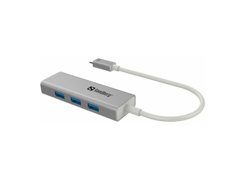 SANDBERG KSA603 (136-03) USB 3.0 - USB-C adapter, 3xUSB 3.0