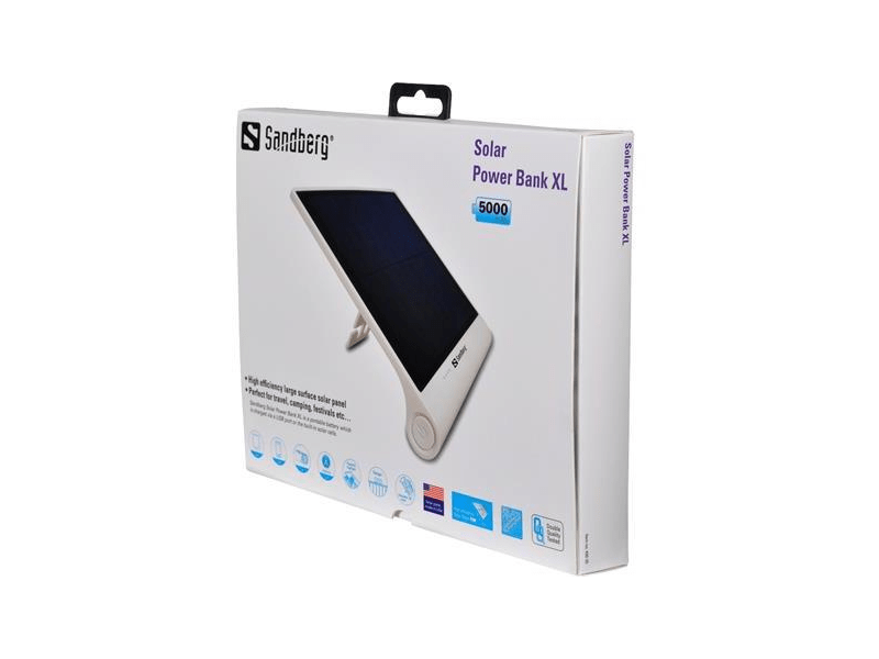 Sandberg SAPB16 PowerBank 5000 mAh, Fehér