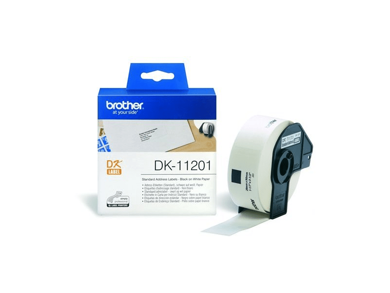 BROTHER PT DK11201 Papír címke, QL nyomtatóhoz, 29 x 90 mm