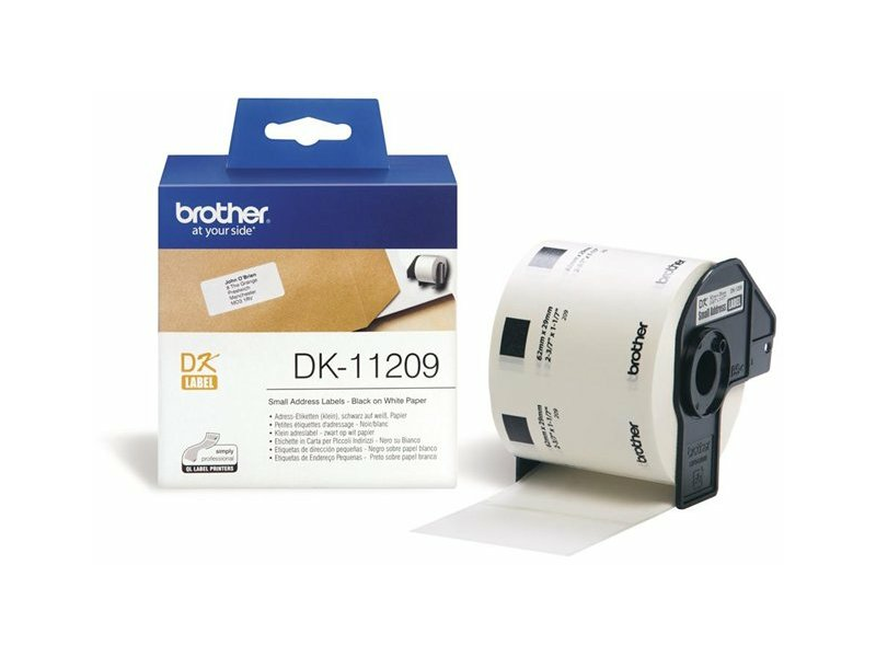BROTHER PT DK11209 Papír címke, QL nyomtatóhoz, 62 x 29 mm