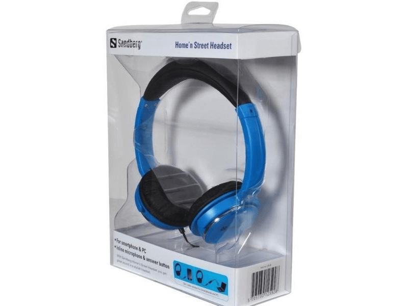 Sandberg SAFHHS05 Home n Street Mikrofonos Fejhallgató, Fehér