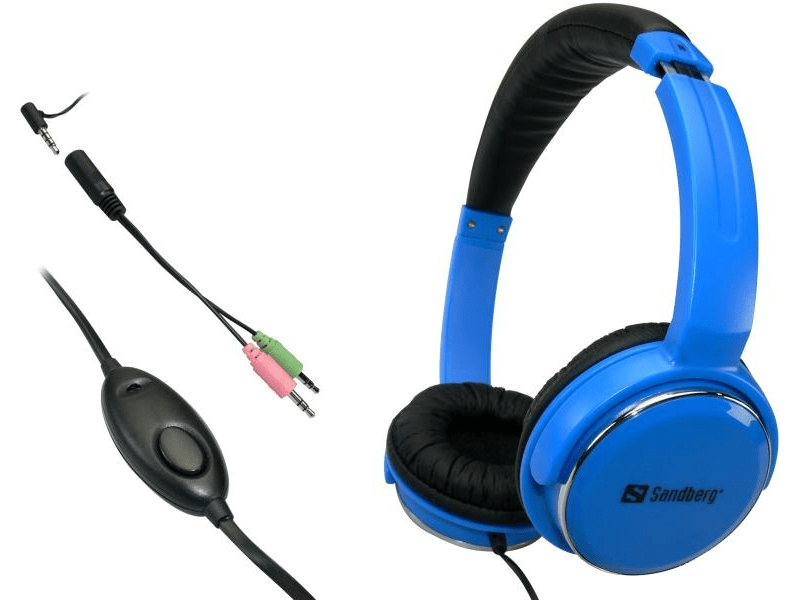 Sandberg SAFHHS05 Home n Street Mikrofonos Fejhallgató, Fehér