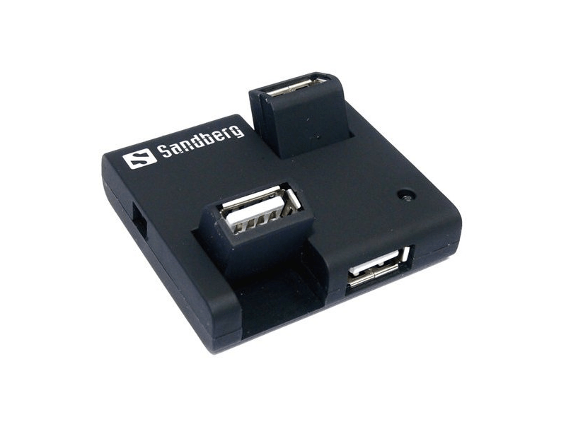 SANDBERG SAHUB002 USB elosztó-HUB, 4 portos (133-67)