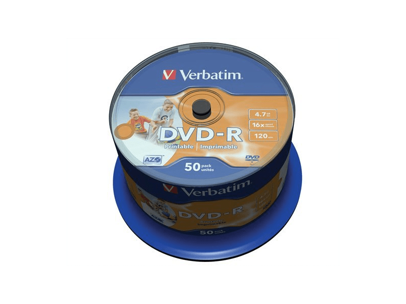 VERBATIM DVDV-16B50PP DVD-R lemez