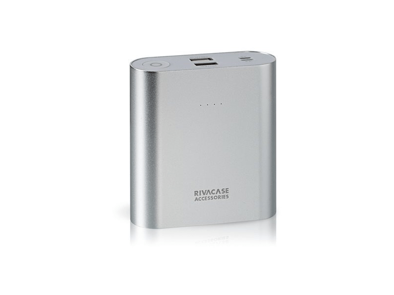 Rivacase RHAVA1015 PowerBank 15000 mAh, Ezüst