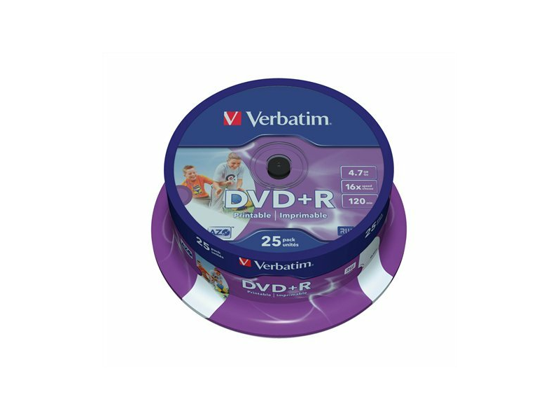 VERBATIM DVDV+16B25PP DVD+R lemez (43539)