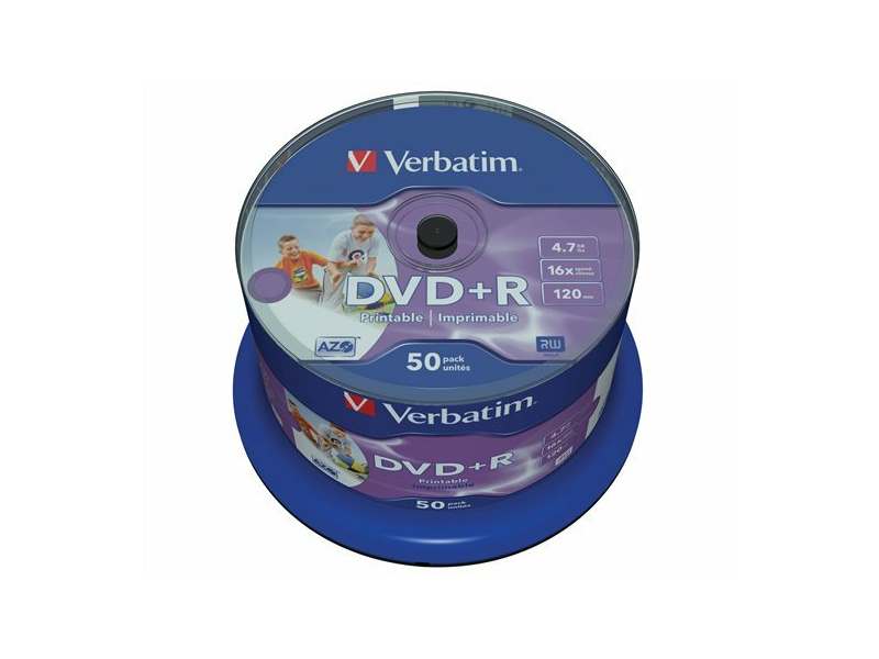 VERBATIM DVDV+16B50PP DVD+R lemez (43512)