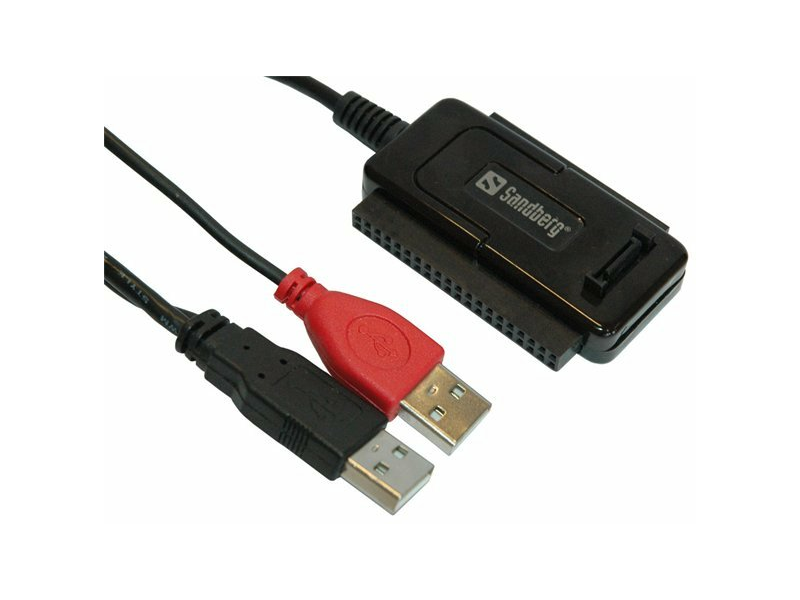 SANDBERG SAHL343 Merevlemez csatlakozó kábel, USB 2.0 (133-43)