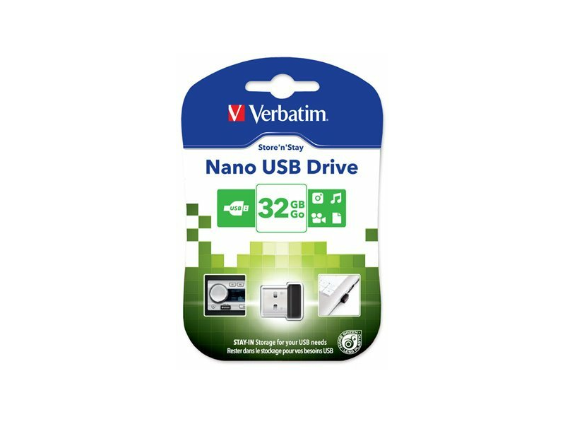 VERBATIM UV32GN Pendrive, 32GB, USB 2.0
