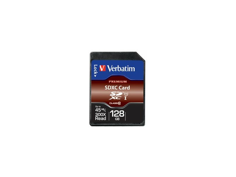 VERBATIM MVS128GH Memóriakártya, SDXC, 128GB, Class 10