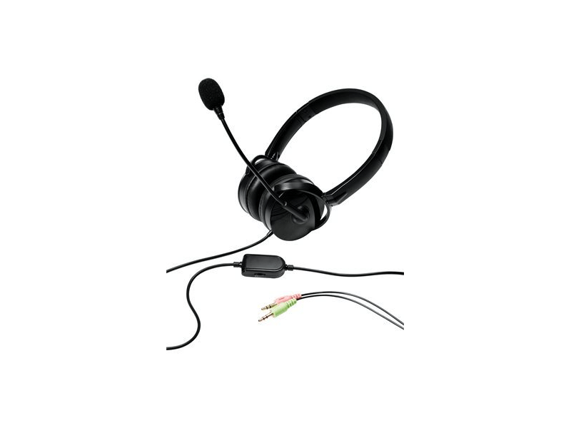 Verbatim VHS23 Fejhallgató mikrofonnal, hangerőszabályozóval