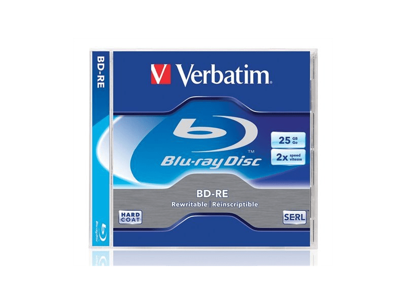 VERBATIM BRVU-2 BD-RE BluRay lemez, újraírható