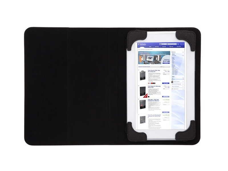 VERBATIM VF98540 Táblagép tok, univerzális Folio, fekete